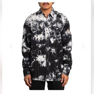 Affliction, button, shirt, long sleeve, man